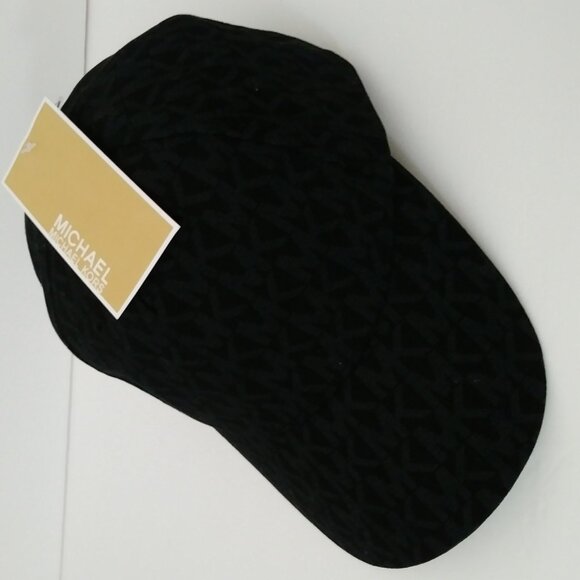 Michael Kors Black Logo Adjustable Strap Baseball Hat - Picture 5 of 13